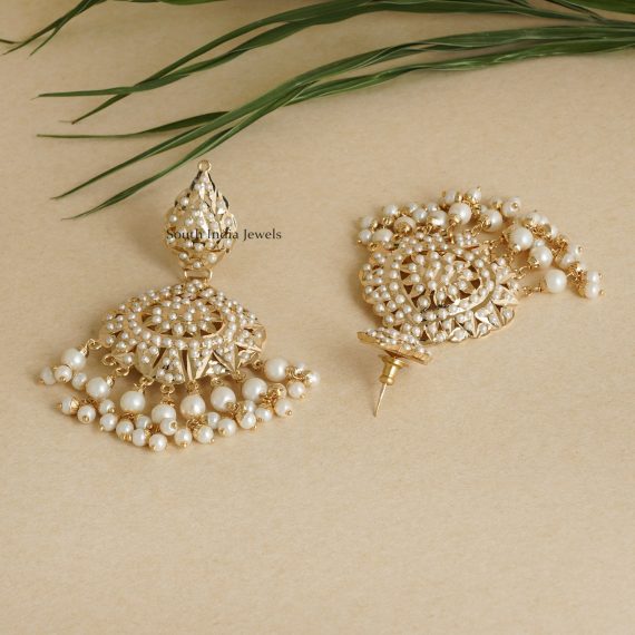 Stunning Pearl Jadau Earrings