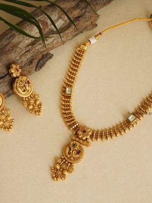 Cute Gold Plated Designer Necklace