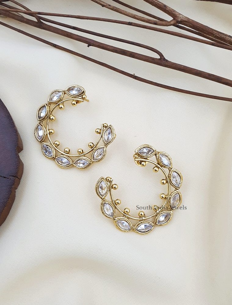 Designer Kundan Stone Earrings