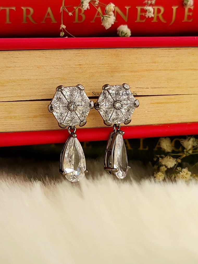 Floral AD Stones Earrings (1)