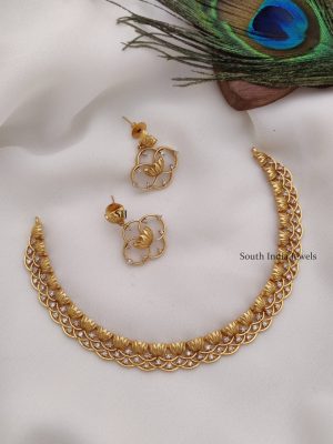 Floral Design AD Necklace