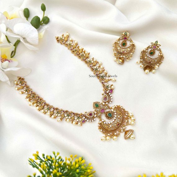 Gorgeous Guttapusalu Design Necklace (1)