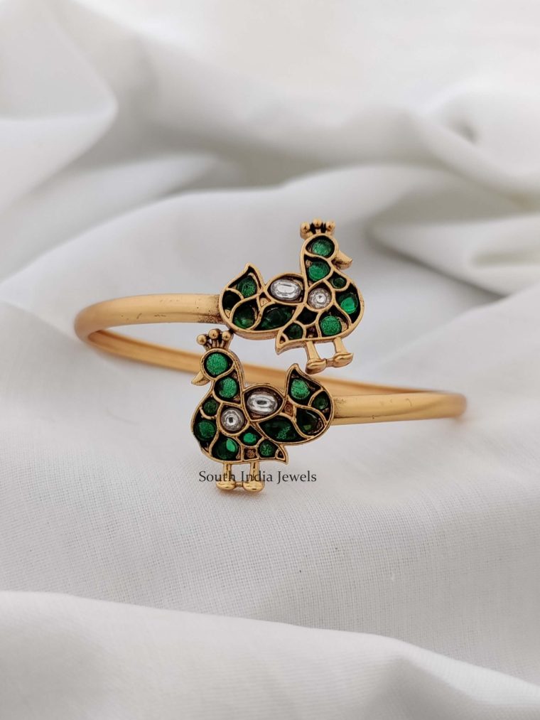 Green Stones Peacock Bracelet