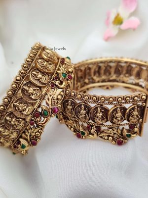 Lakshmi Coin Openable Bangle Set