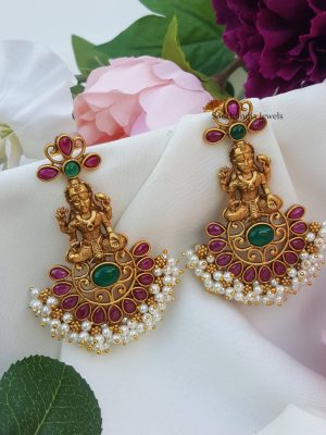 Lakshmi Kemp Stones Earrings