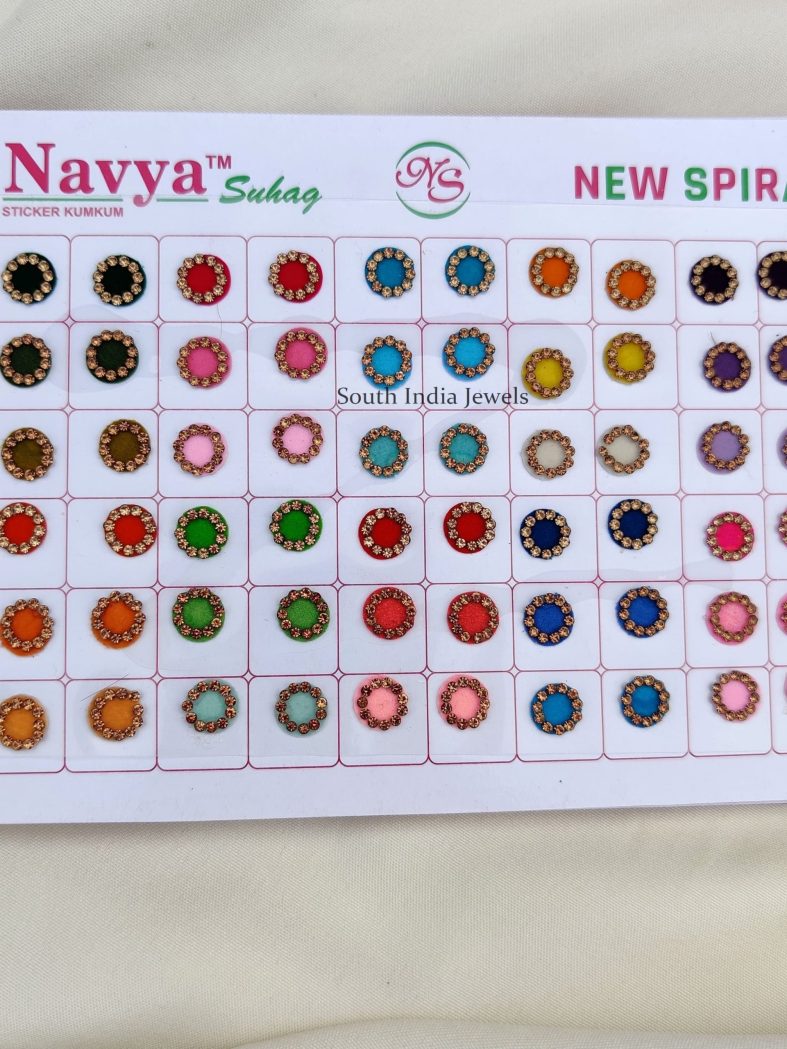 Pastel Colors Stones Bindi Book (2)