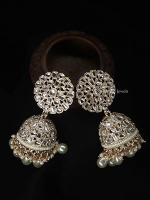 Rose Gold Design Jhumkas