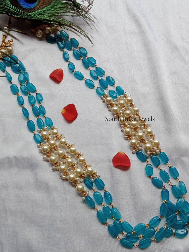 Simple Blue Beads Chain