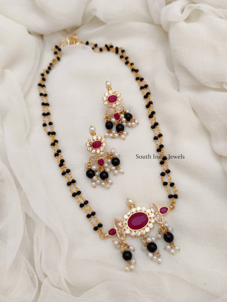 Traditional AD Stones Mangalsutra