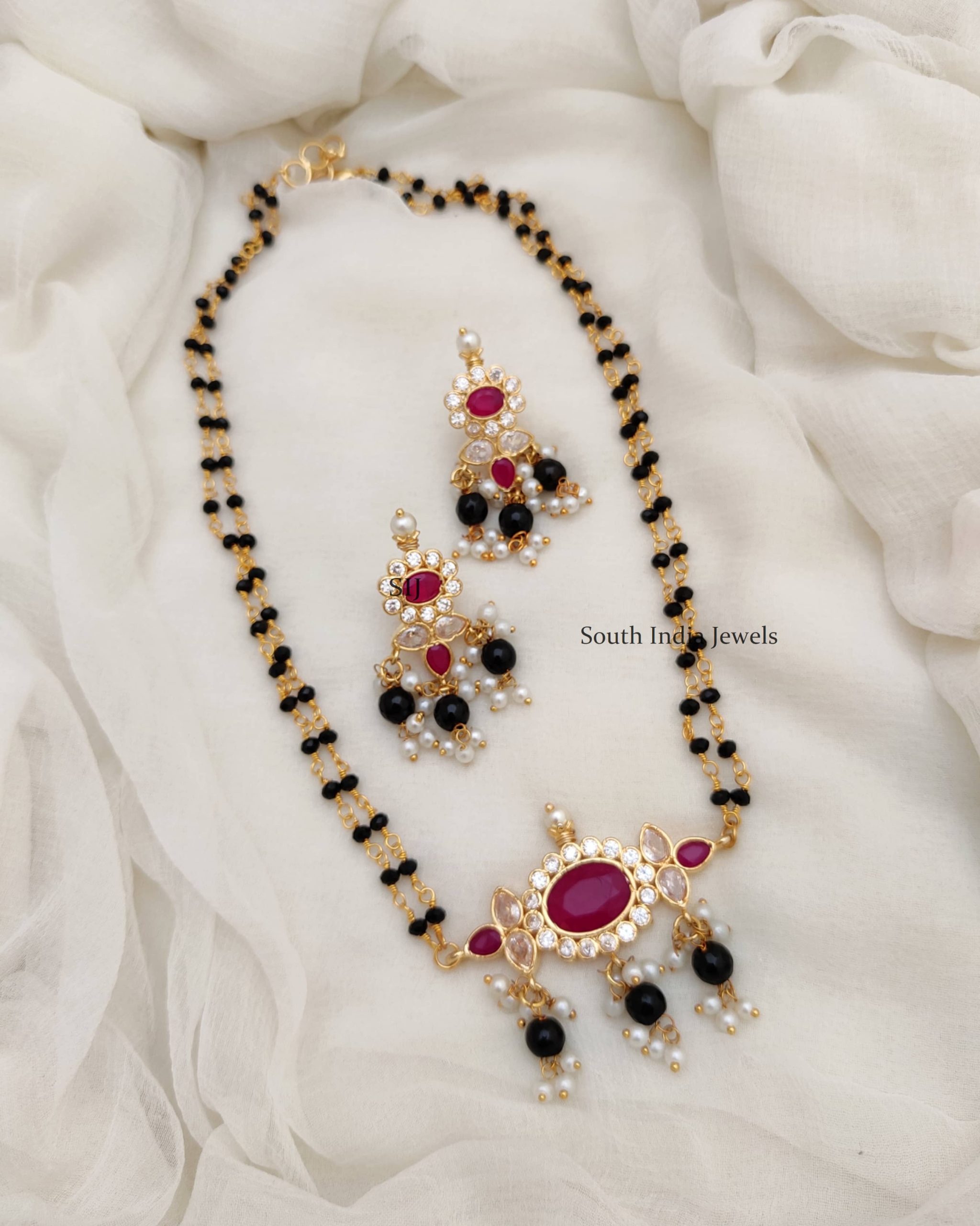 Traditional AD Stones Mangalsutra