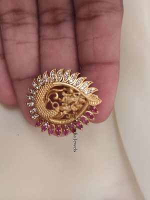 Traditional Ram Parivar Stud Earrings (5)