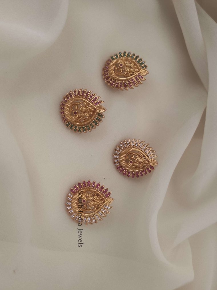 Traditional Ram Parivar Stud Earrings