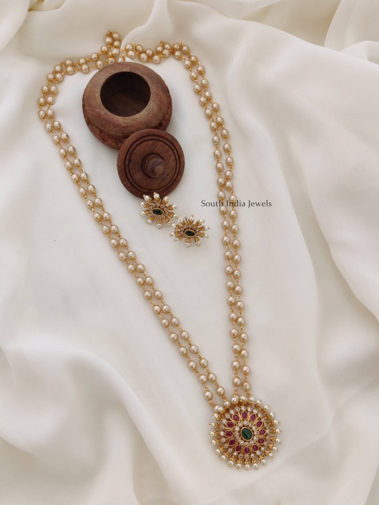 Two Layered Pearl Kemp Haram