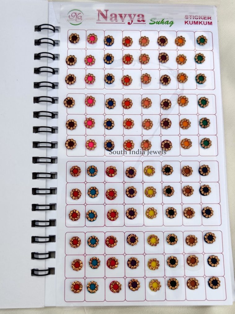 Unique Gold Stones Bindi Book (3)