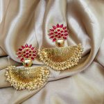 Amazing Polki Chandbali Earrings