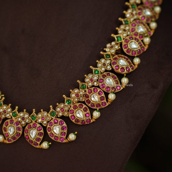 Mango Design Necklace- South India Jewels- Online shop