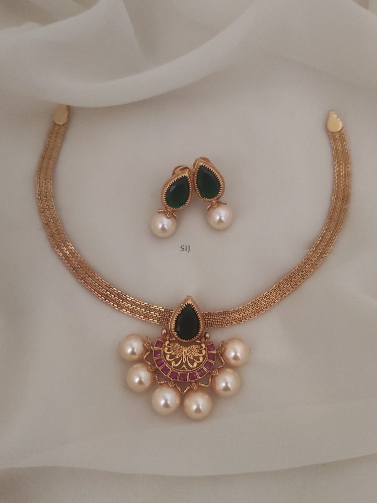 Beautiful Attigai Style Necklace Set