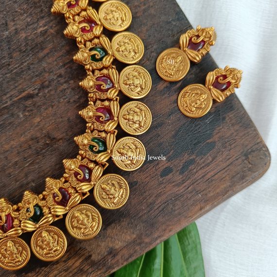 Beautiful Lakshmi Coin Necklace (