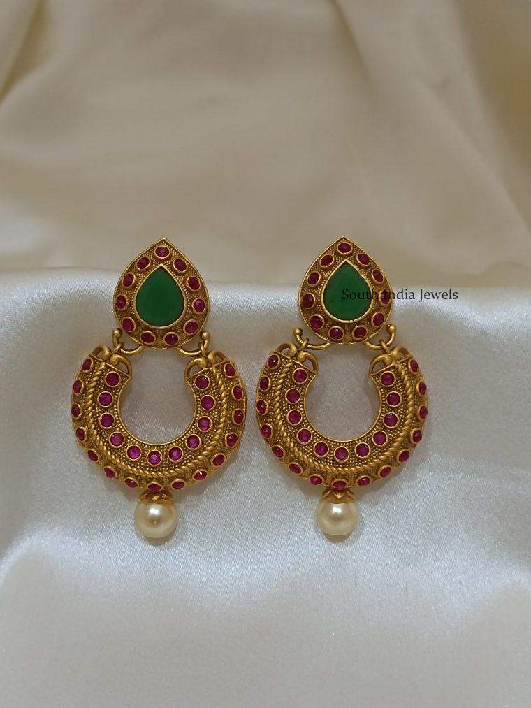 Beautiful Matte Afghani Earrings
