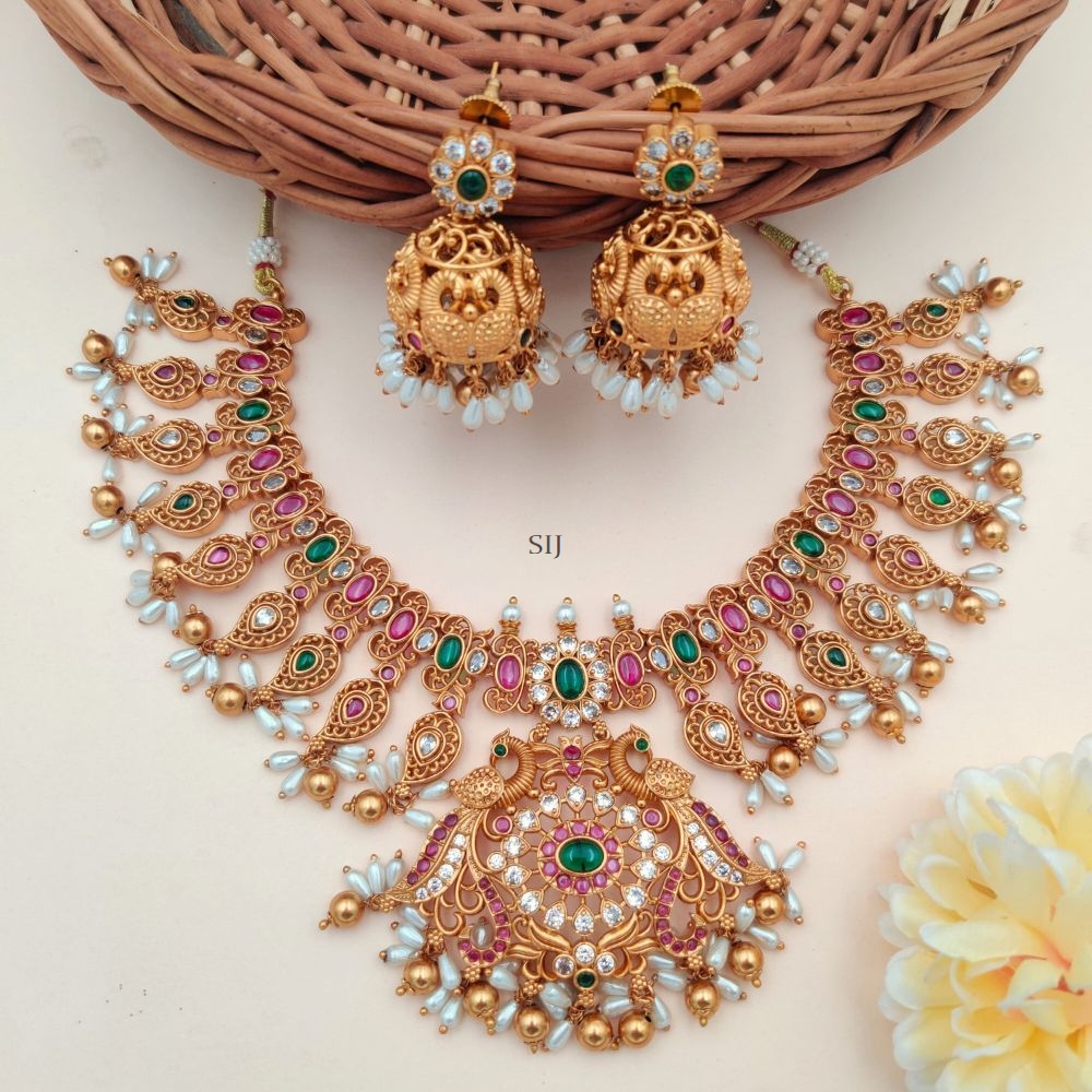 Bridal Guttapusalu Design Necklace