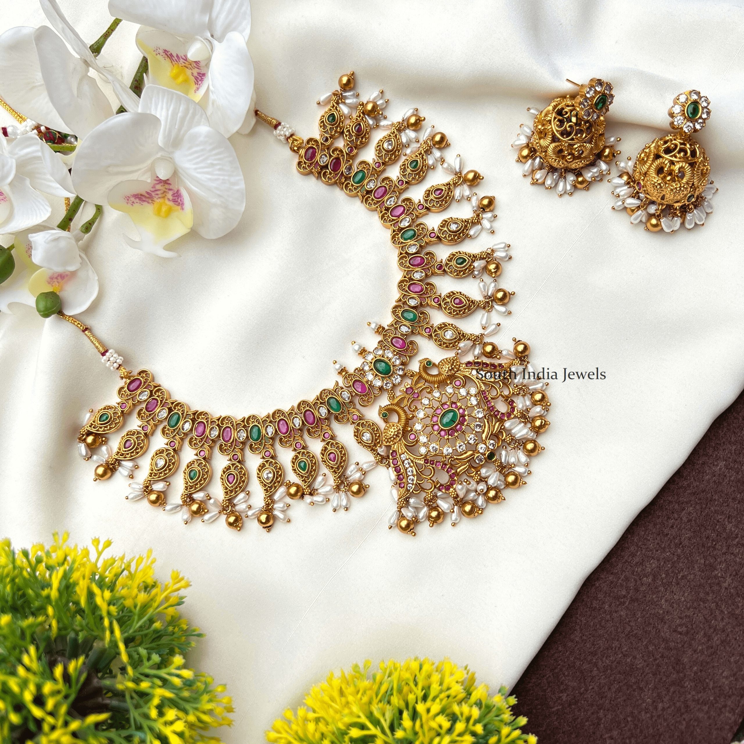 Bridal Guttapusulu Design Necklace