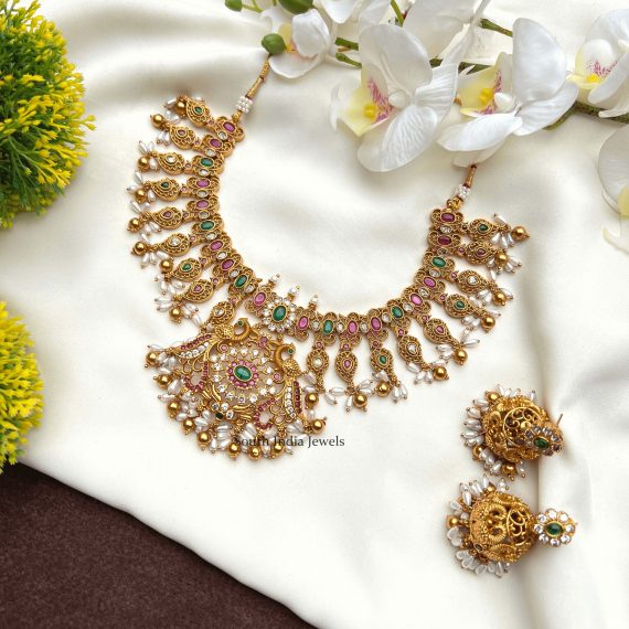 Bridal Guttapusulu Design Necklace