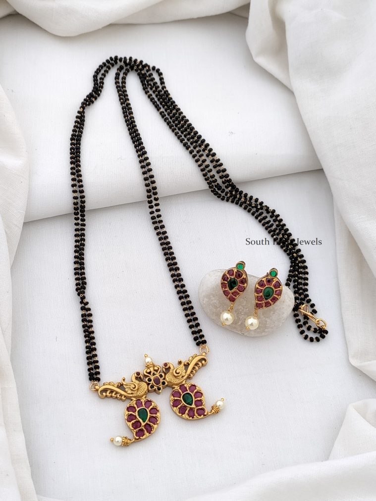 Dual Peacock Mangalsutra