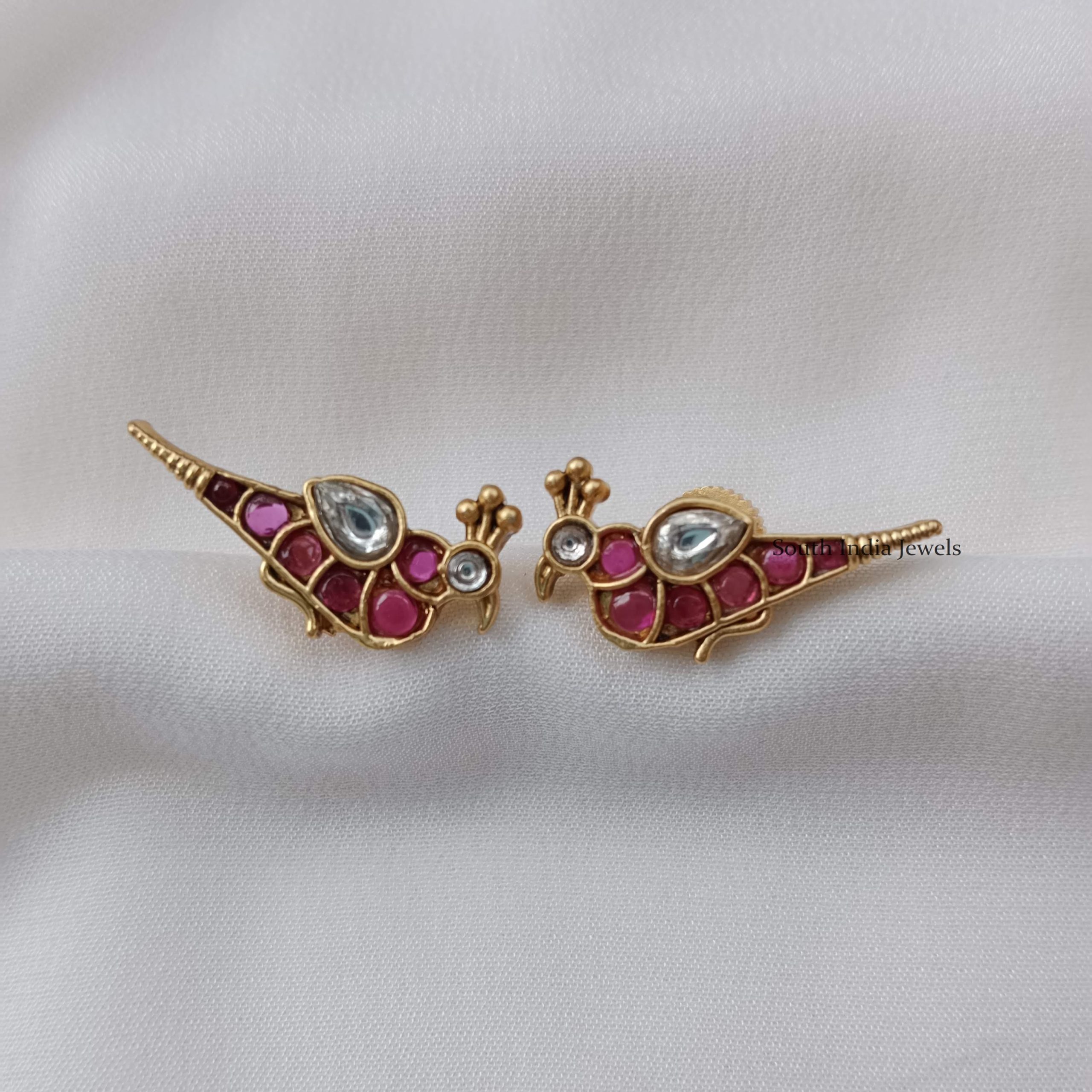 Elegant kemp Bird Earrings (