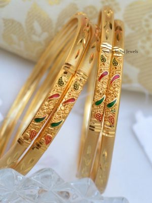 Enamel Coating Design Bangles