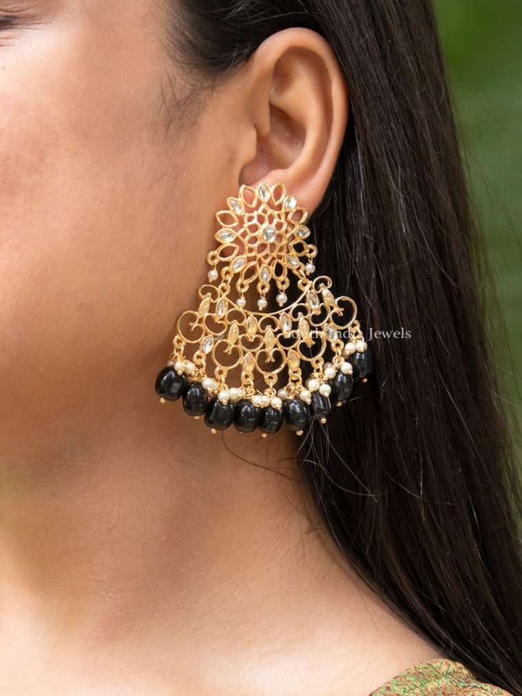 Gorgeous Polki Bali Design Earrings