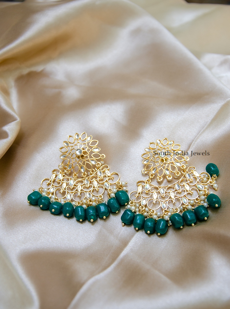 Gorgeous Polki Bali Design Earrings