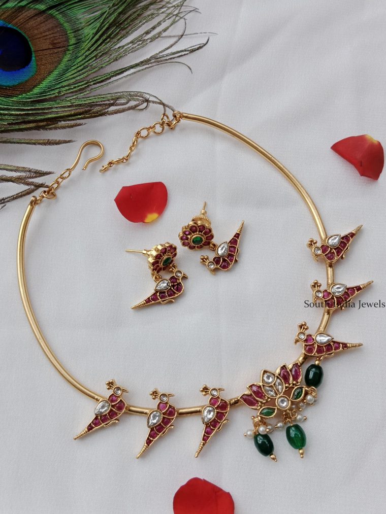 Kemp Bird Pipe Necklace Set