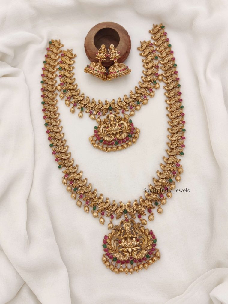 Lakshmi Temple Jewellery Combo Set