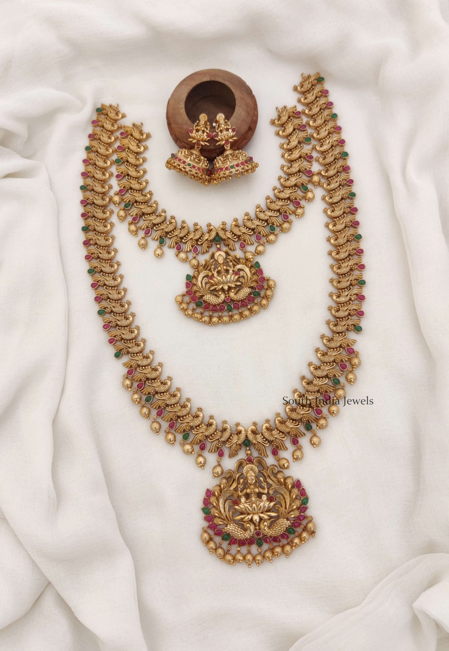Lakshmi Temple Jewellery Combo Set