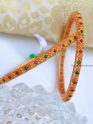 Matte Finish Design Bangles