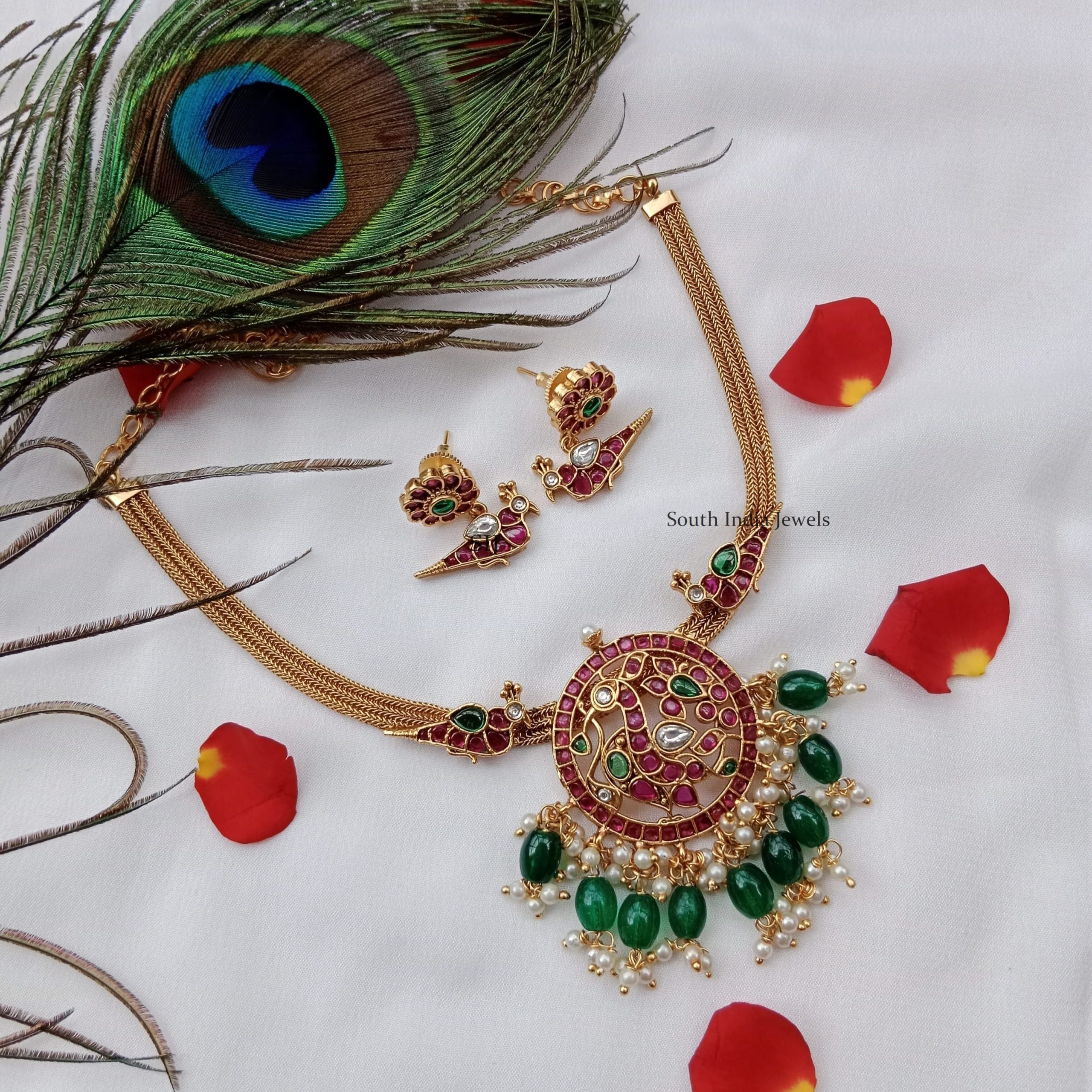 Peacock Antique Design Necklace