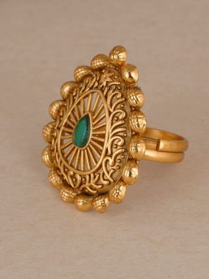 Pear Shaped Finger Ring