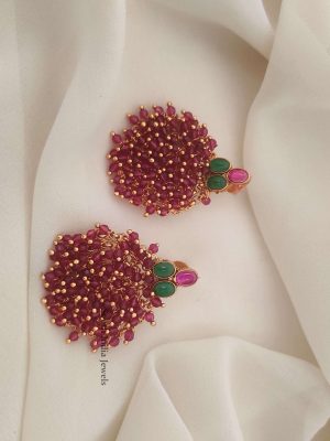 Red Loreal Big Earrings