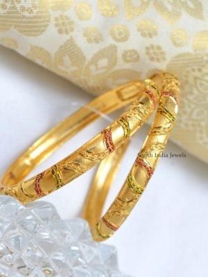 Simple Self Design Bangles
