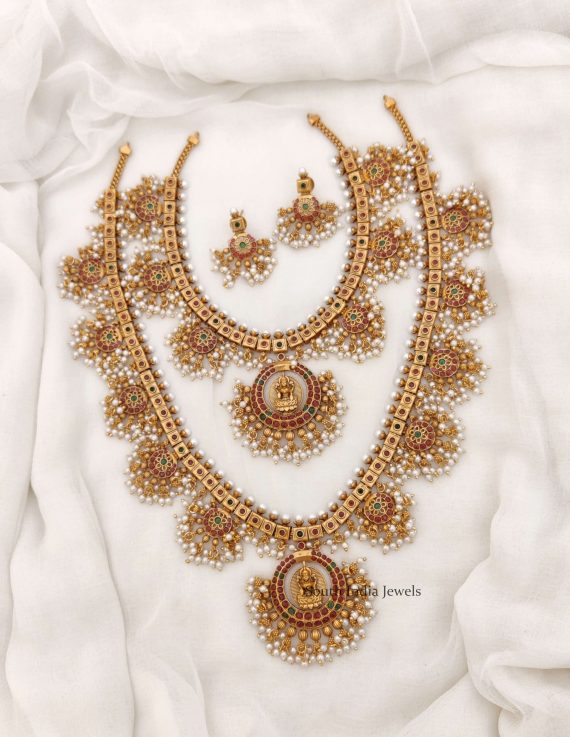 Temple Guttapusalu Semi Bridal Combo Set