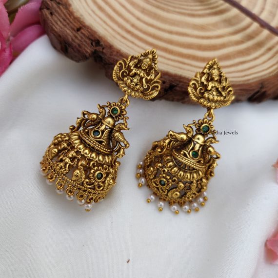 Lakshmi Design Jhumkas- South India Jewels- Online Shop
