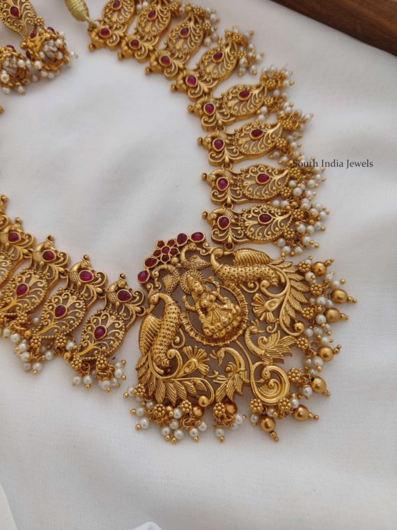 Traditional Lakshmi Kemp Necklace Set (2)