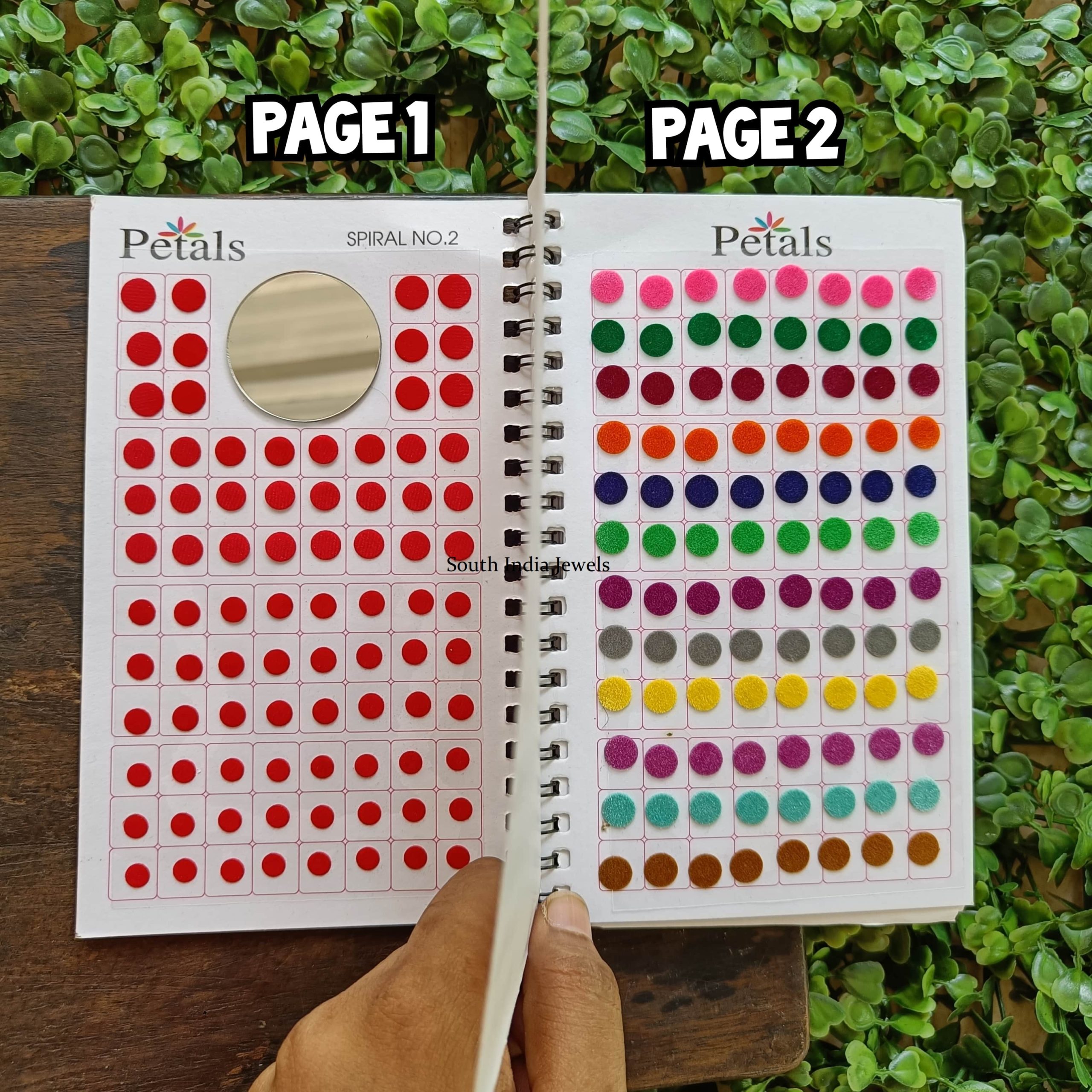 Traditional Multi Color Bindi Book