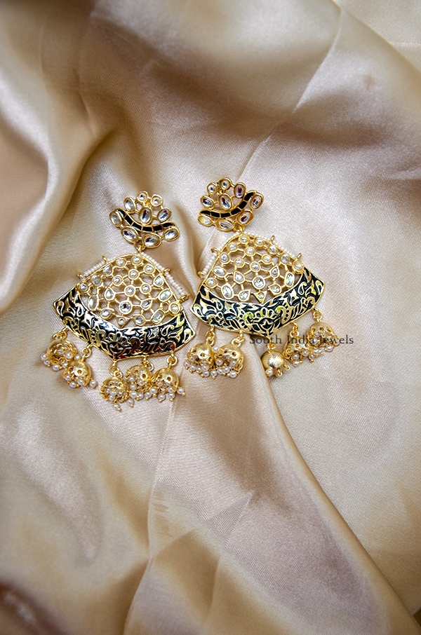 Unique Polki Balis Earrings