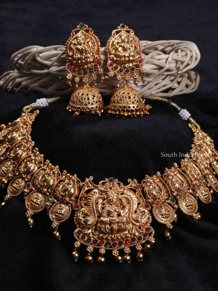 Varalakshmi Coin Necklace Set