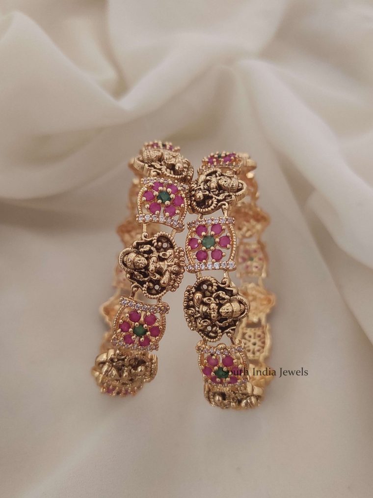 Antique Lakshmi Design Bangles (2)