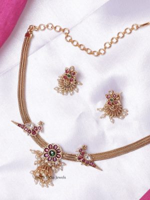 Beautiful Bird Chain Design Necklace