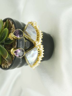 Beautiful Drunzy Stone Earrings (4)