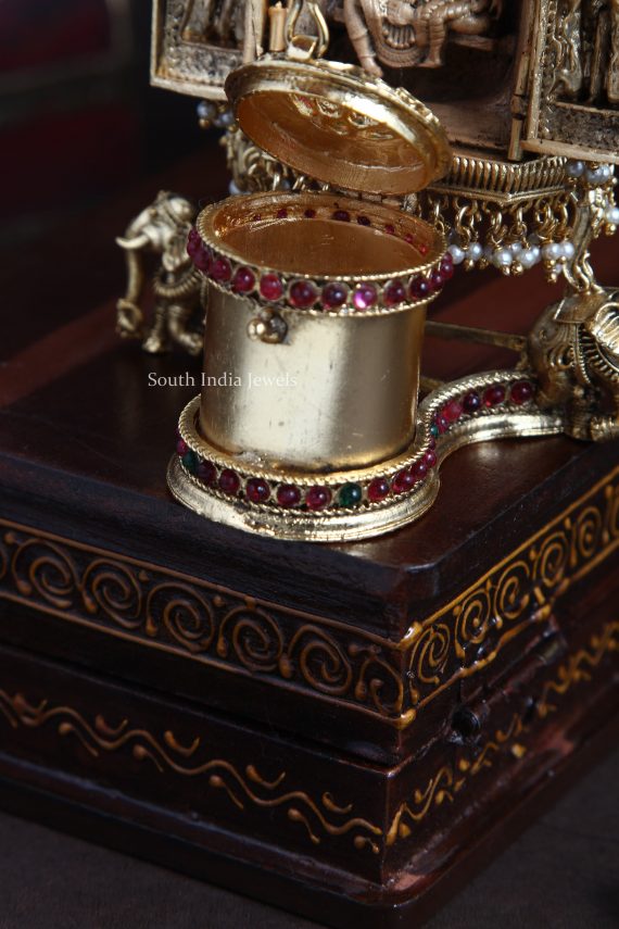 Classic Shiva Parvathi Kum Kum Box (3)