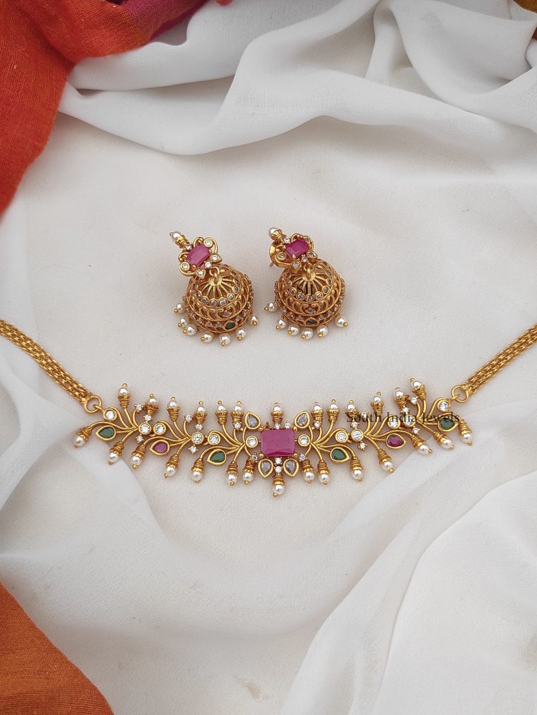 Cute CZ Stones Choker